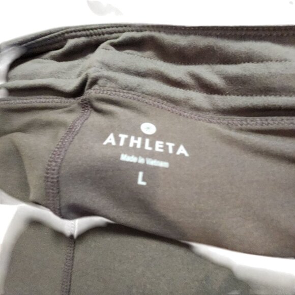 Athleta Womens Black Skort With Zipper Pockets Size L - Picture 4 of 4